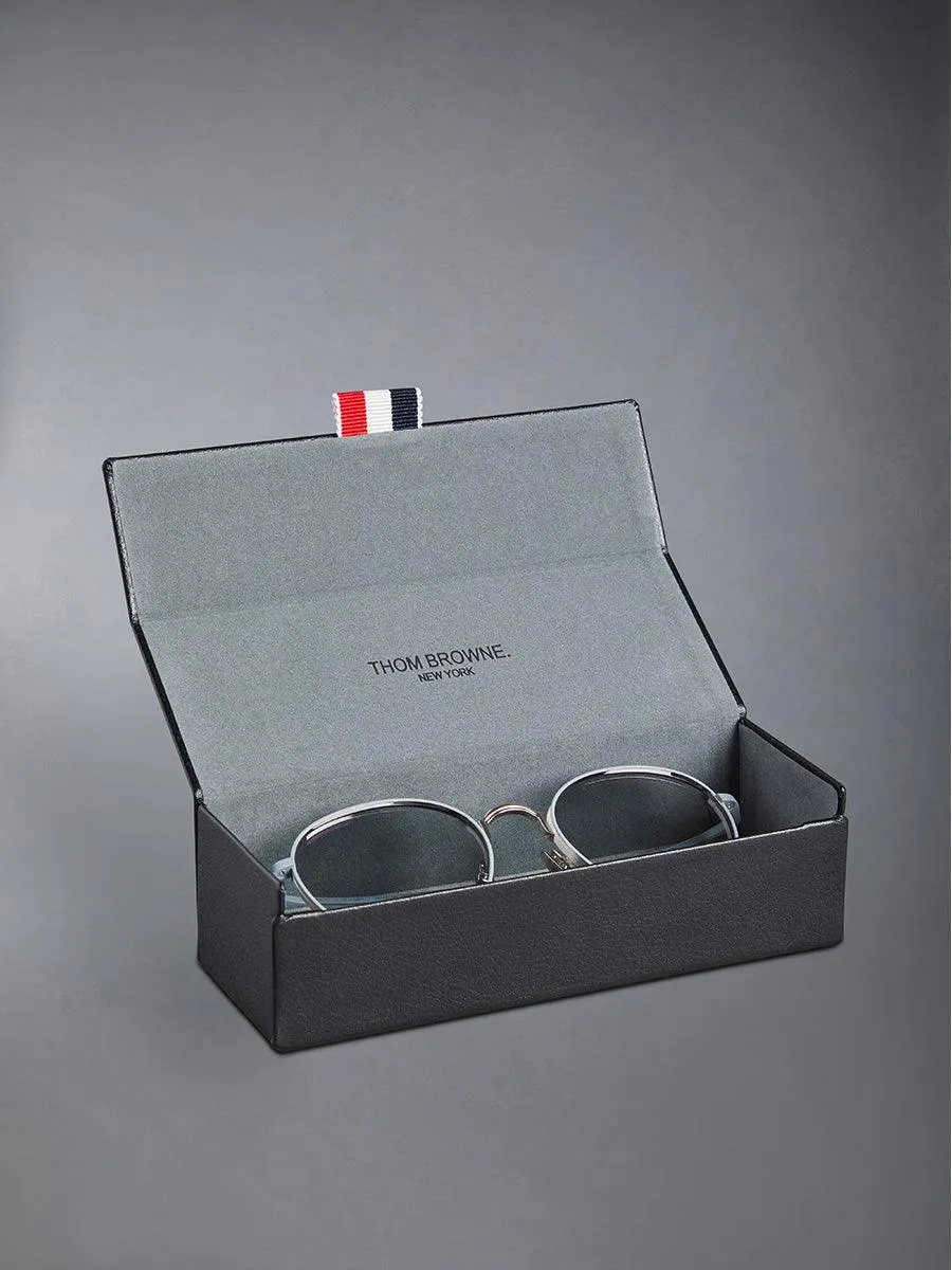 119A-045 Silver Titanium Round sunglasses