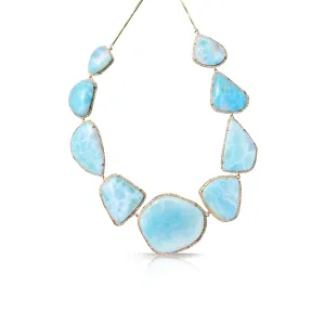 14k Larimar Choker