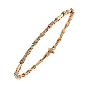 14Kt Yellow Gold Diamond 1Ctw Bracelet