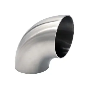 2.000" OD x 0.039" (1mm) Tight Radius 90° Mandrel Bend - (2.200" CLR) - CP1 Titanium