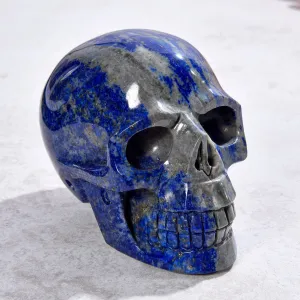 2.4" Natural Lapis Skull Gemstone Carving