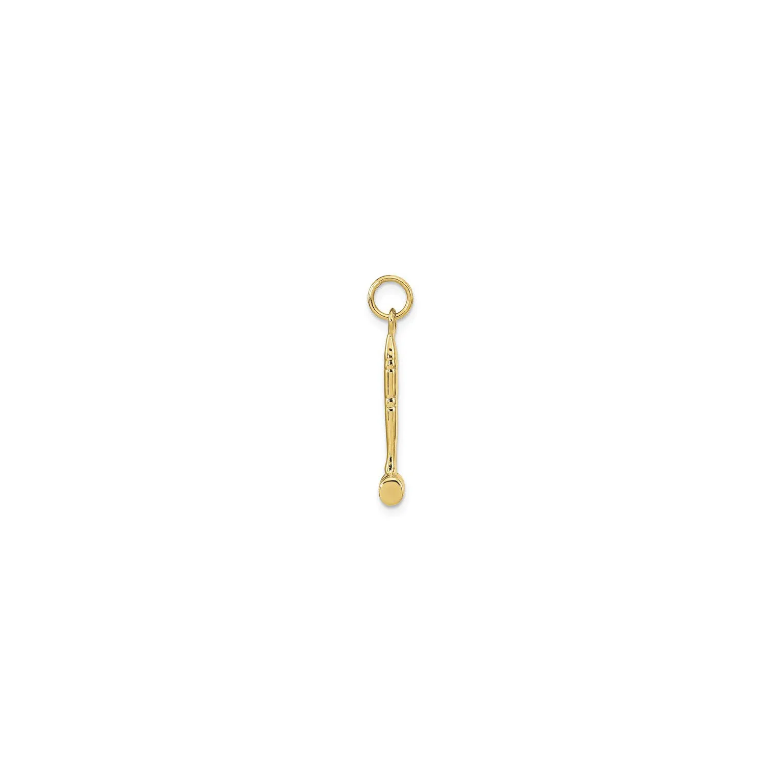 3D Gavel Pendant (14K)