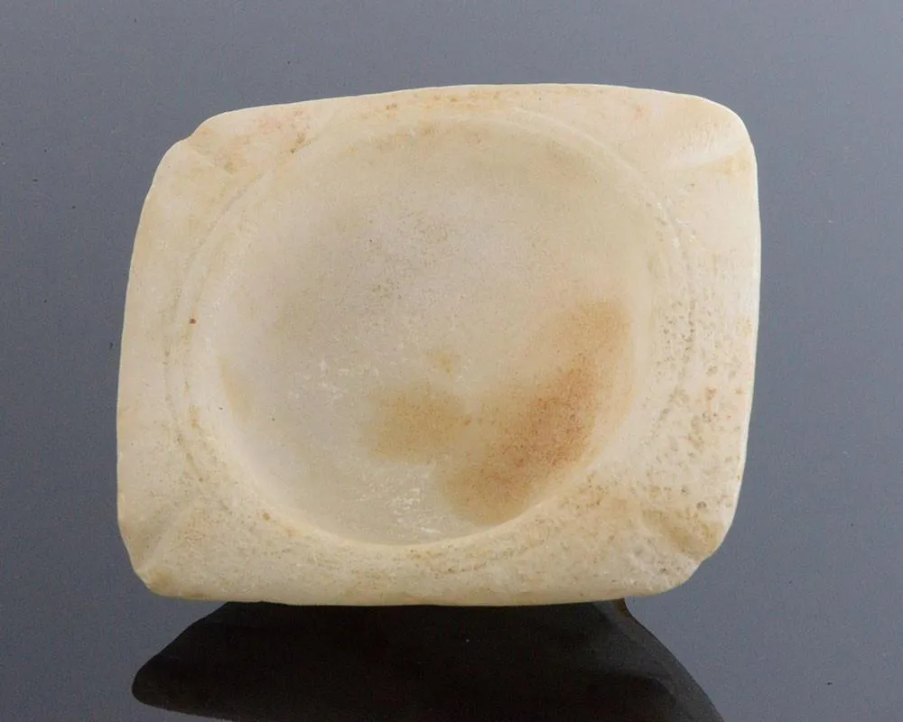 A Sumerian Alabaster Rectangular Bowl, Early Dynastic IIIa, ca. 2600–2500 BCE