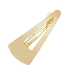 Accessorize London Brushed Metal Triangle Clip