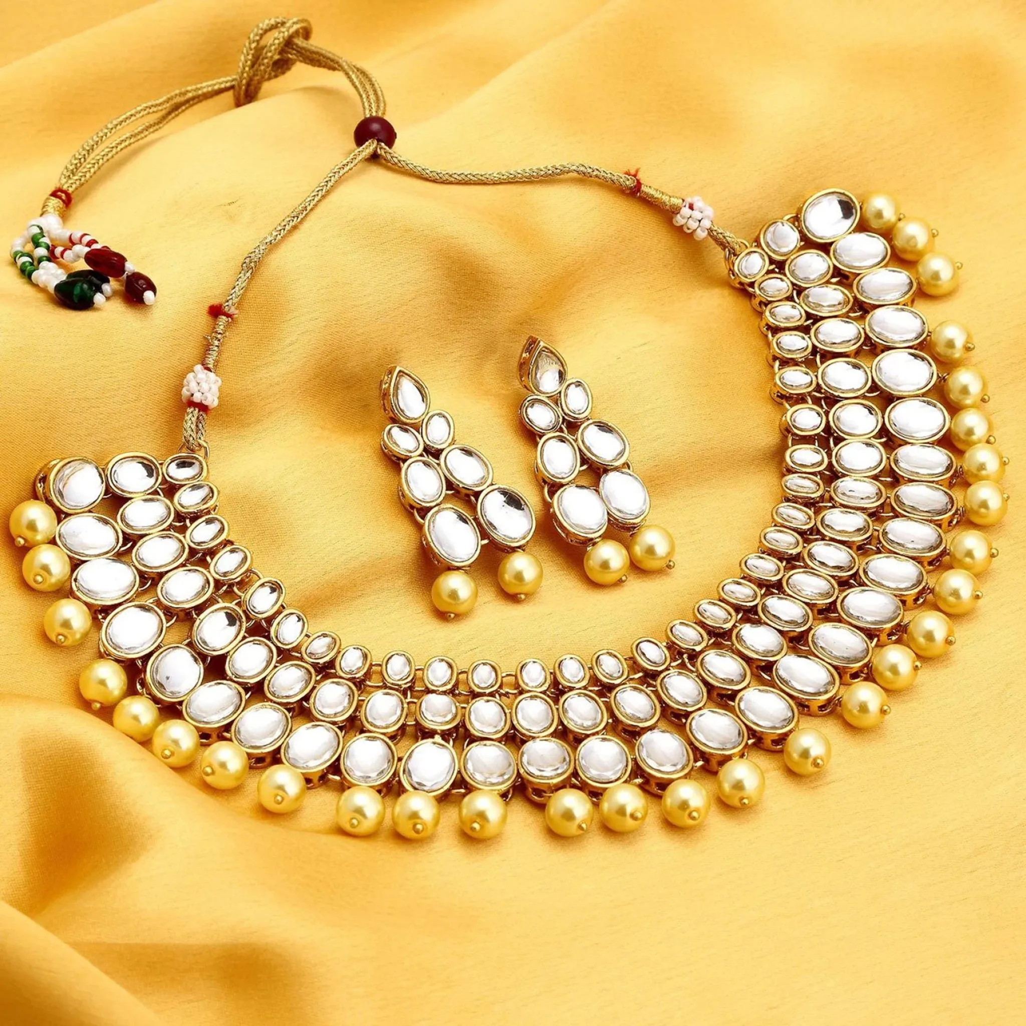 Alloy Jewel Set (Gold, Silver)