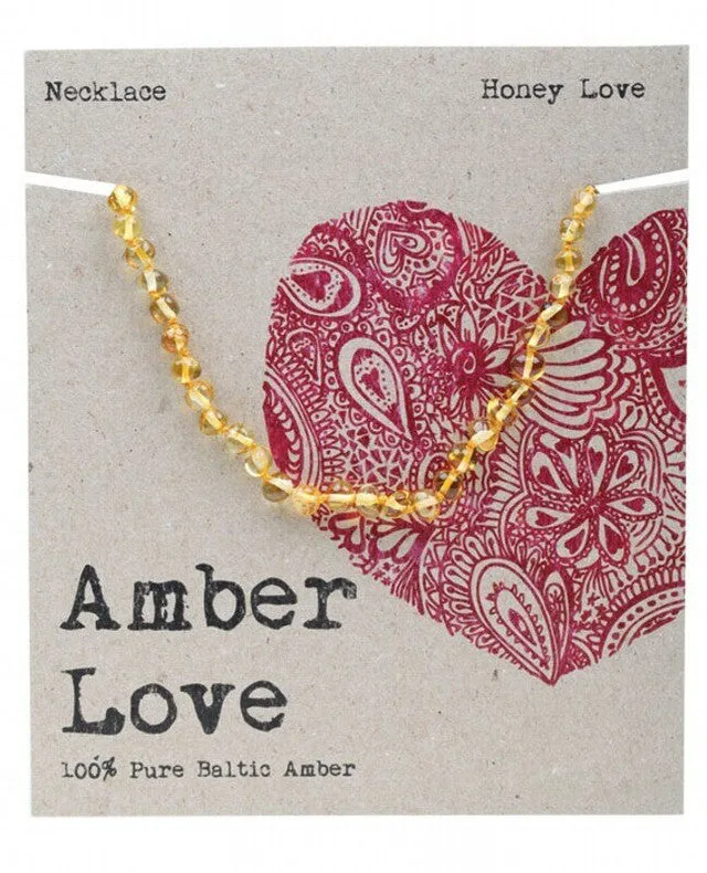 Amber Love Children's Necklace 100% Baltic Amber