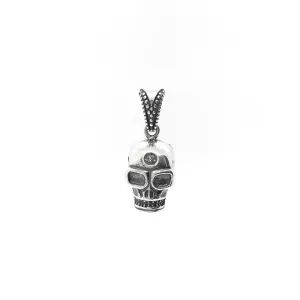 Antique Skull Pendant (Silver)