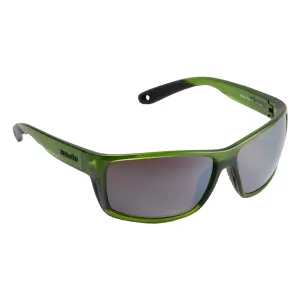 Bajio Sunglasses Bales Beach Green Cerveza Matte Silver Glass Mirror