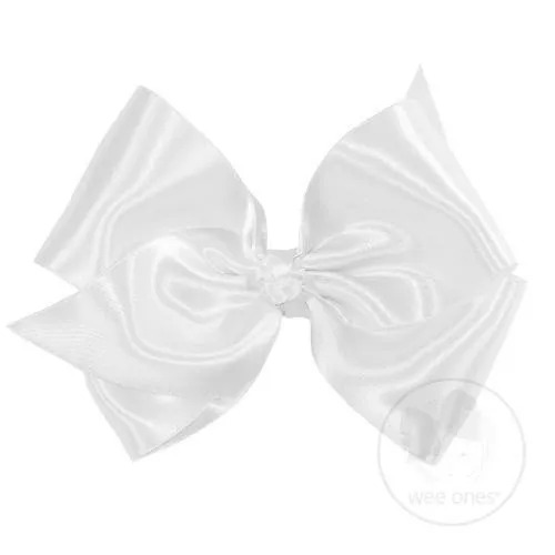 Barrette French Satin King Bow Wee Ones