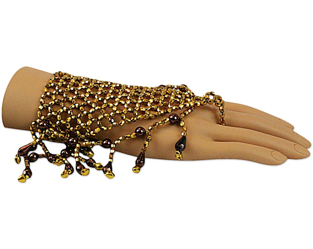 Beaded Jewelry Slave Chain Bracelet Ring