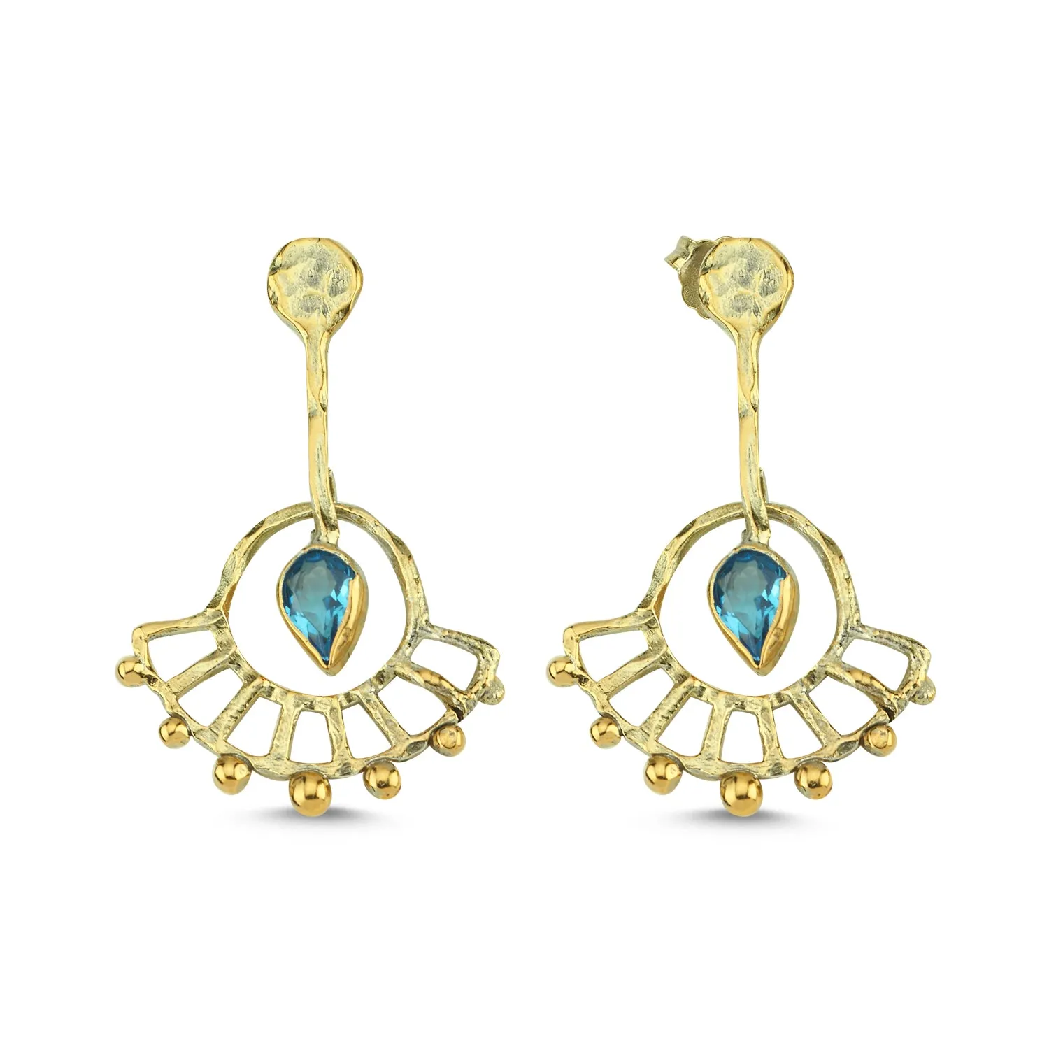 Blue Topaz Earring