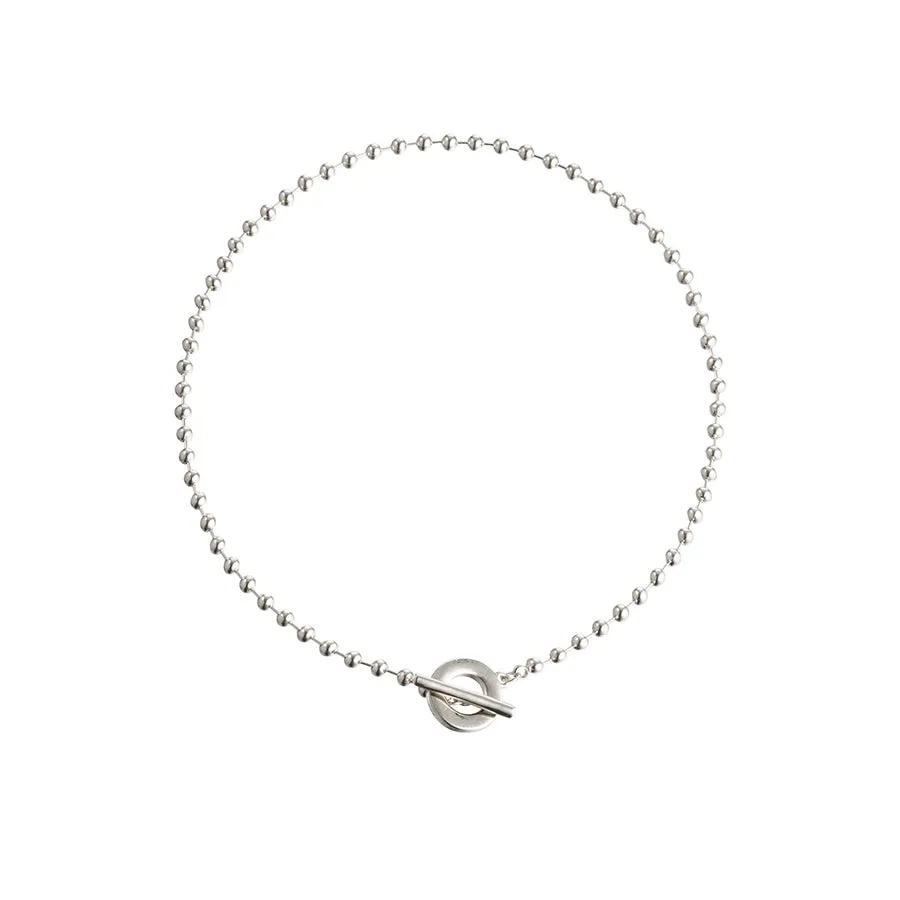 BOLLA CHOKER  - POLISHED SILVER