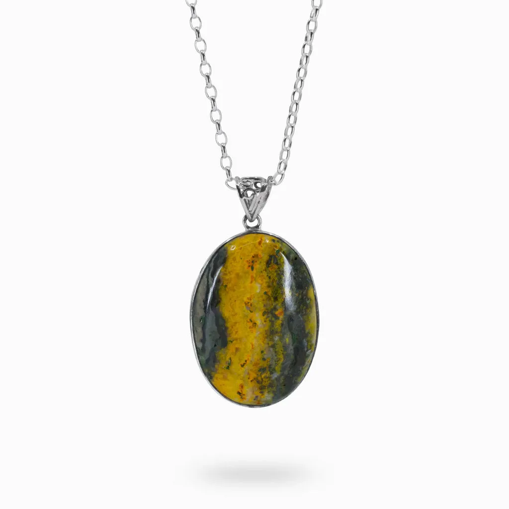 Bumblebee Jasper Necklace