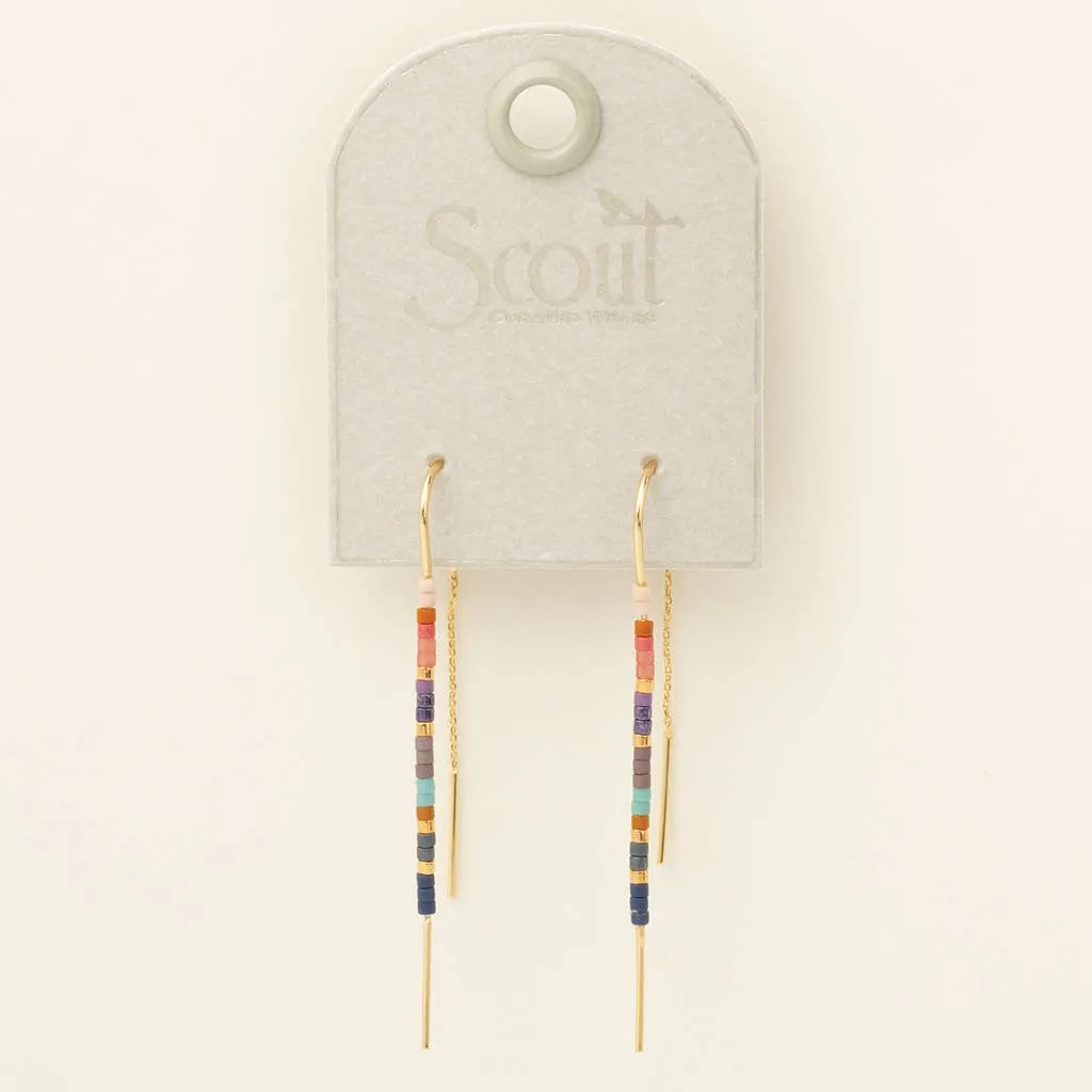 Chromacolor Miyuki Thread Earring