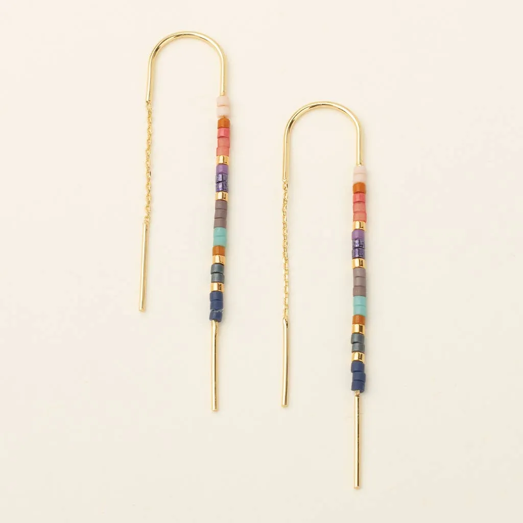 Chromacolor Miyuki Thread Earring