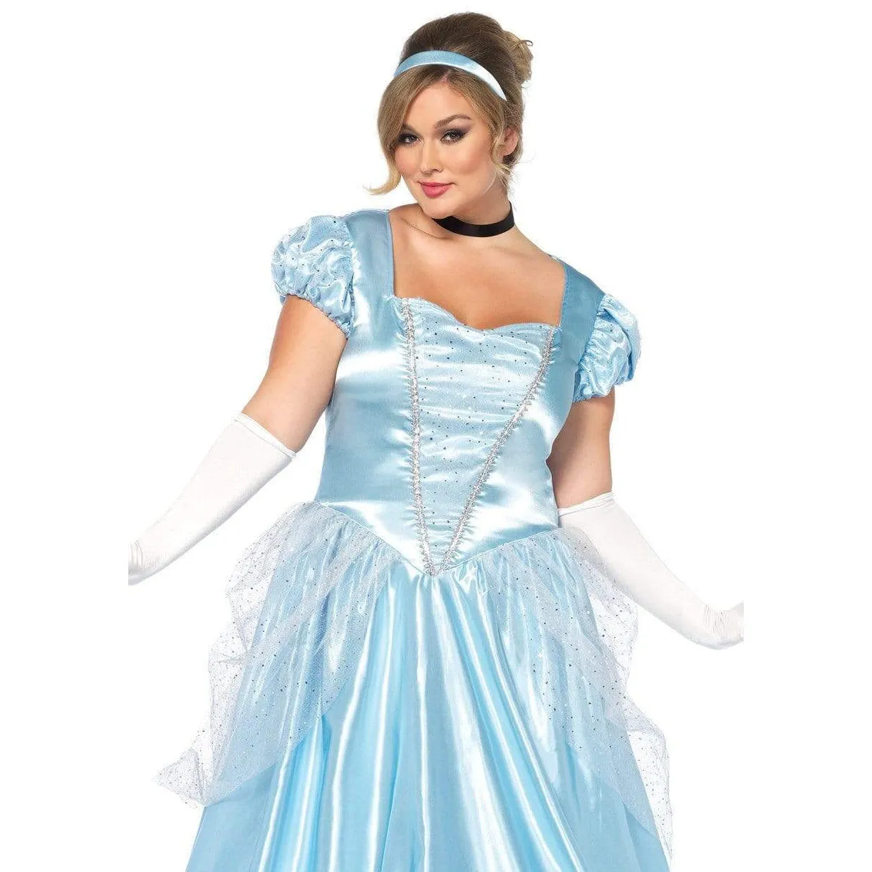 Classic Blue Princess Ladies Plus Leg Avenue Costume