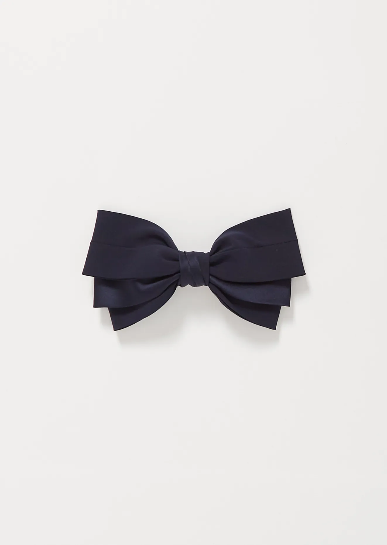 Classic Silk Bow — Navy