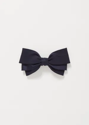 Classic Silk Bow — Navy