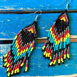 Comanche Seed Beed Earrings