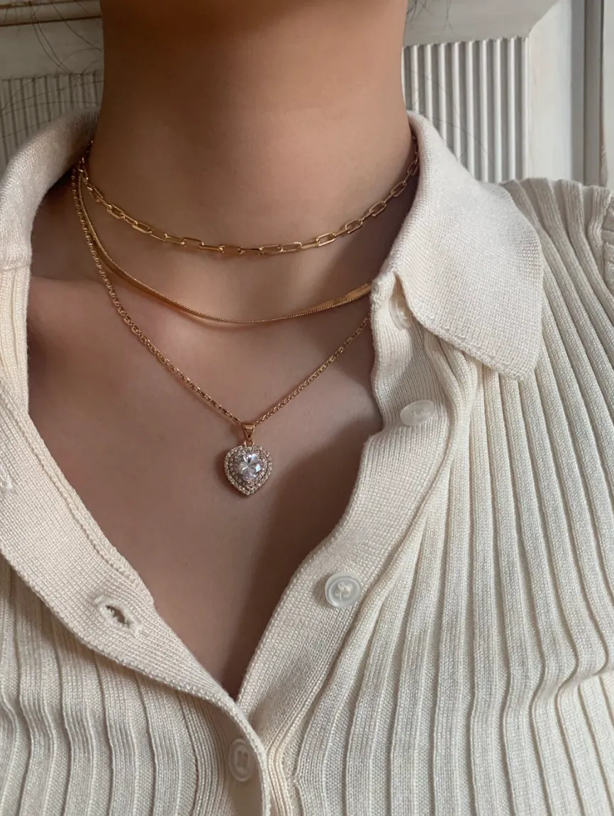 Diamond Heart Necklace