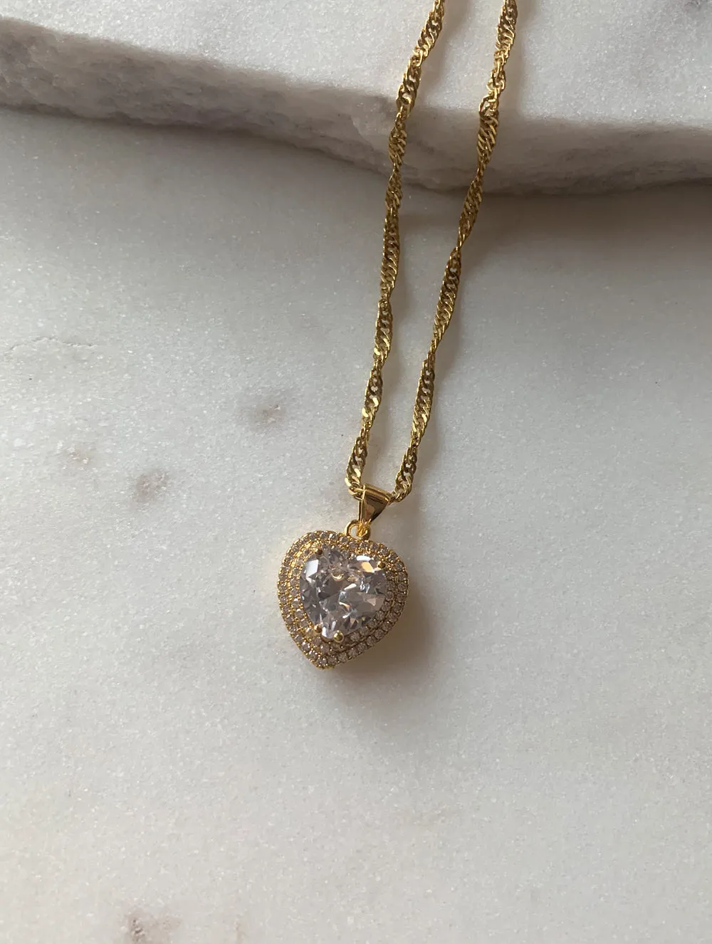 Diamond Heart Necklace