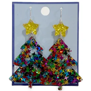 Earrings - Confetti Tree Multi-color