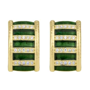 Earrings - Diamond (Enamel) (2284H)