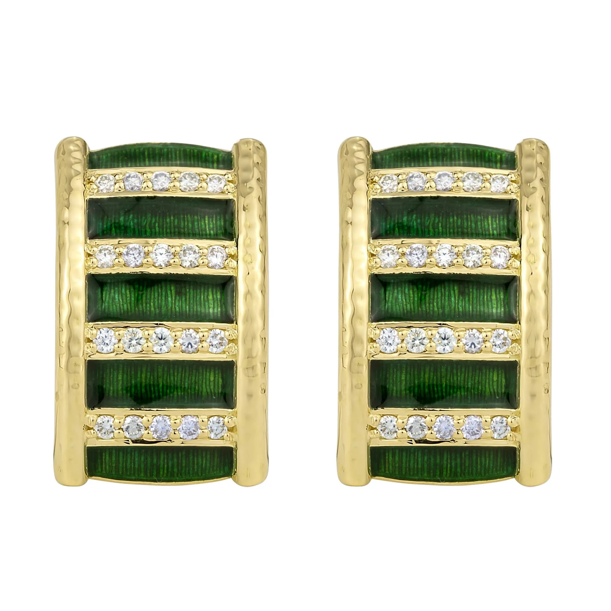 Earrings - Diamond (Enamel) (2284H)