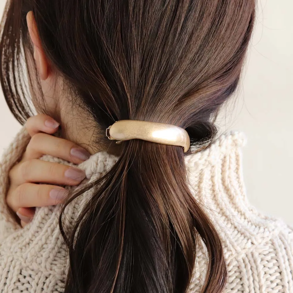 Firm Grip Texture Metal Barrette