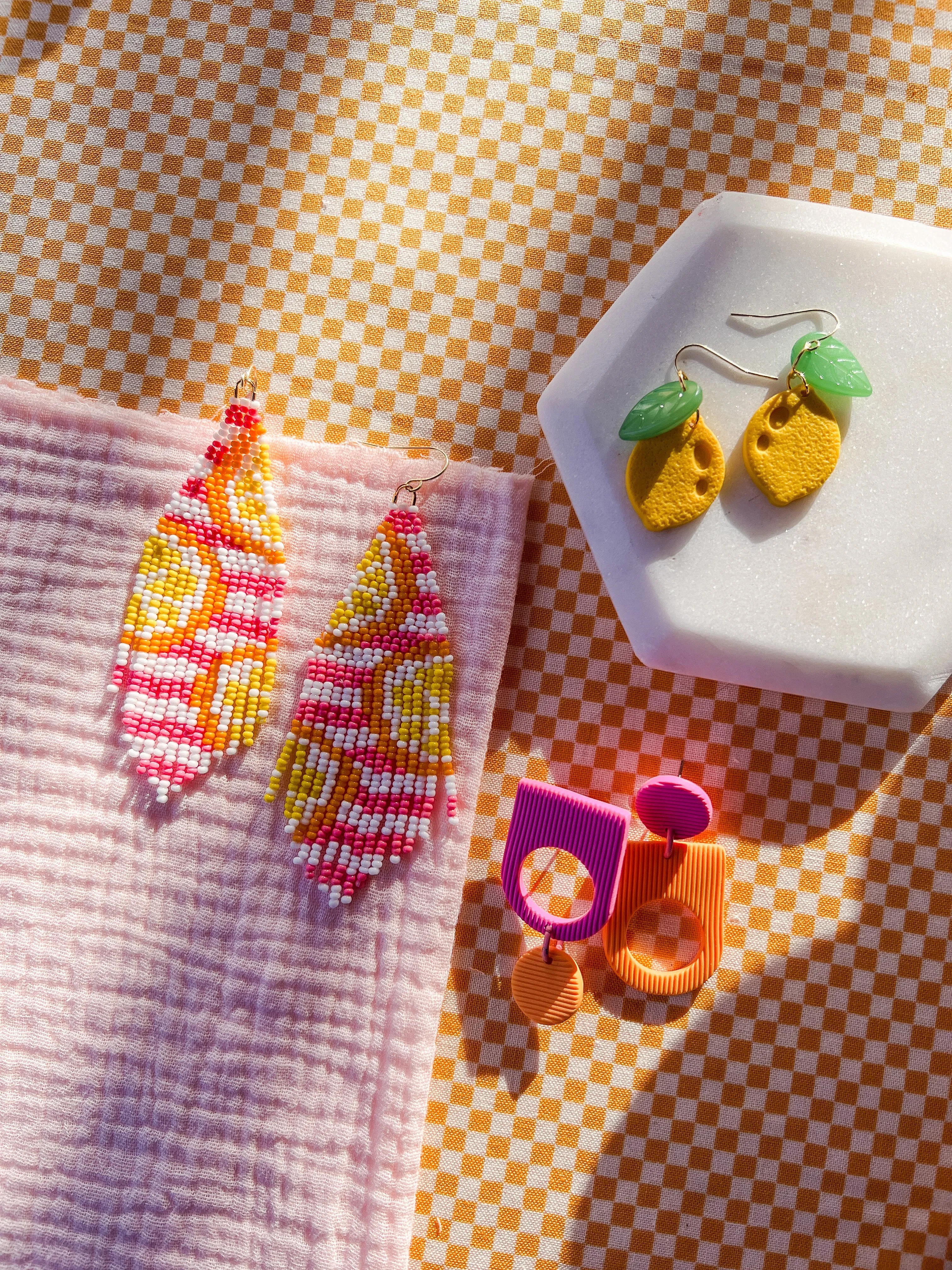 Fruit Stand | Beaded Earrings