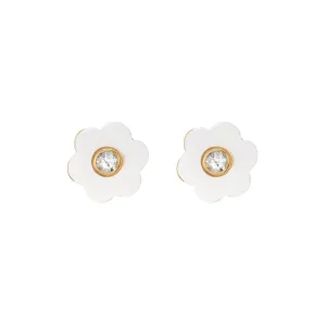 Garden Stud 14K Mother of Pearl