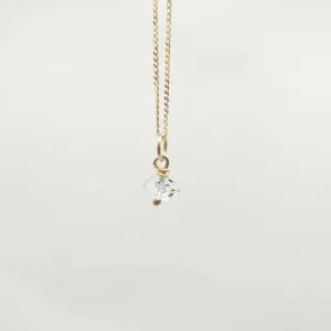 Gemstone Diamond Necklace in Gold