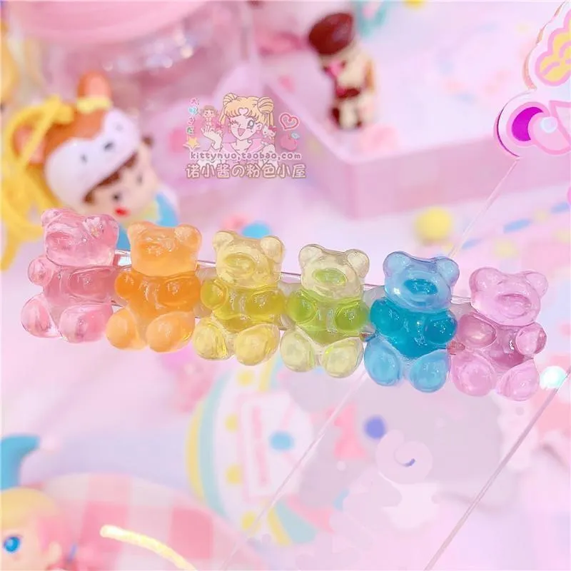 Gummy Bear Hair Clippies