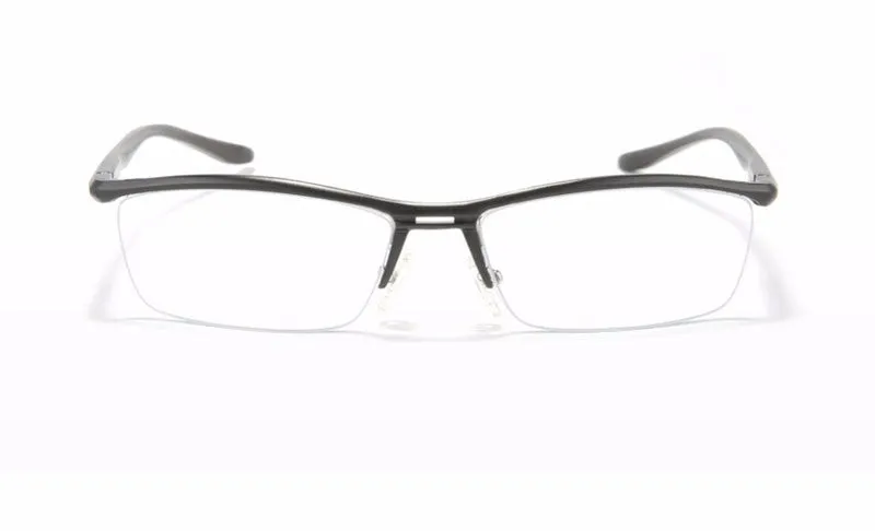 Hdcrafter Unisex Semi Rim Rectangle Titanium Frame Eyeglasses Lv130