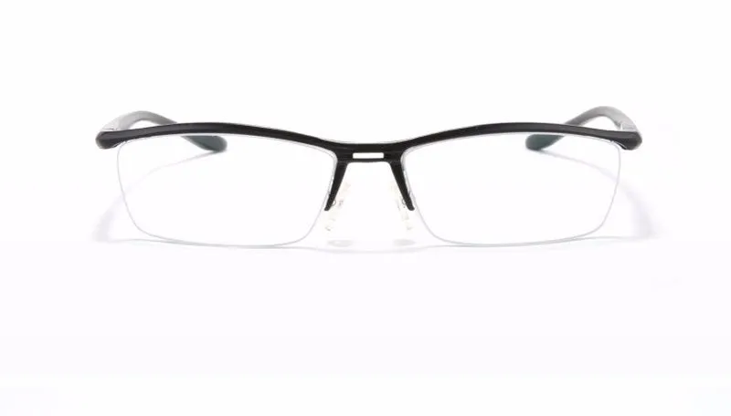 Hdcrafter Unisex Semi Rim Rectangle Titanium Frame Eyeglasses Lv130