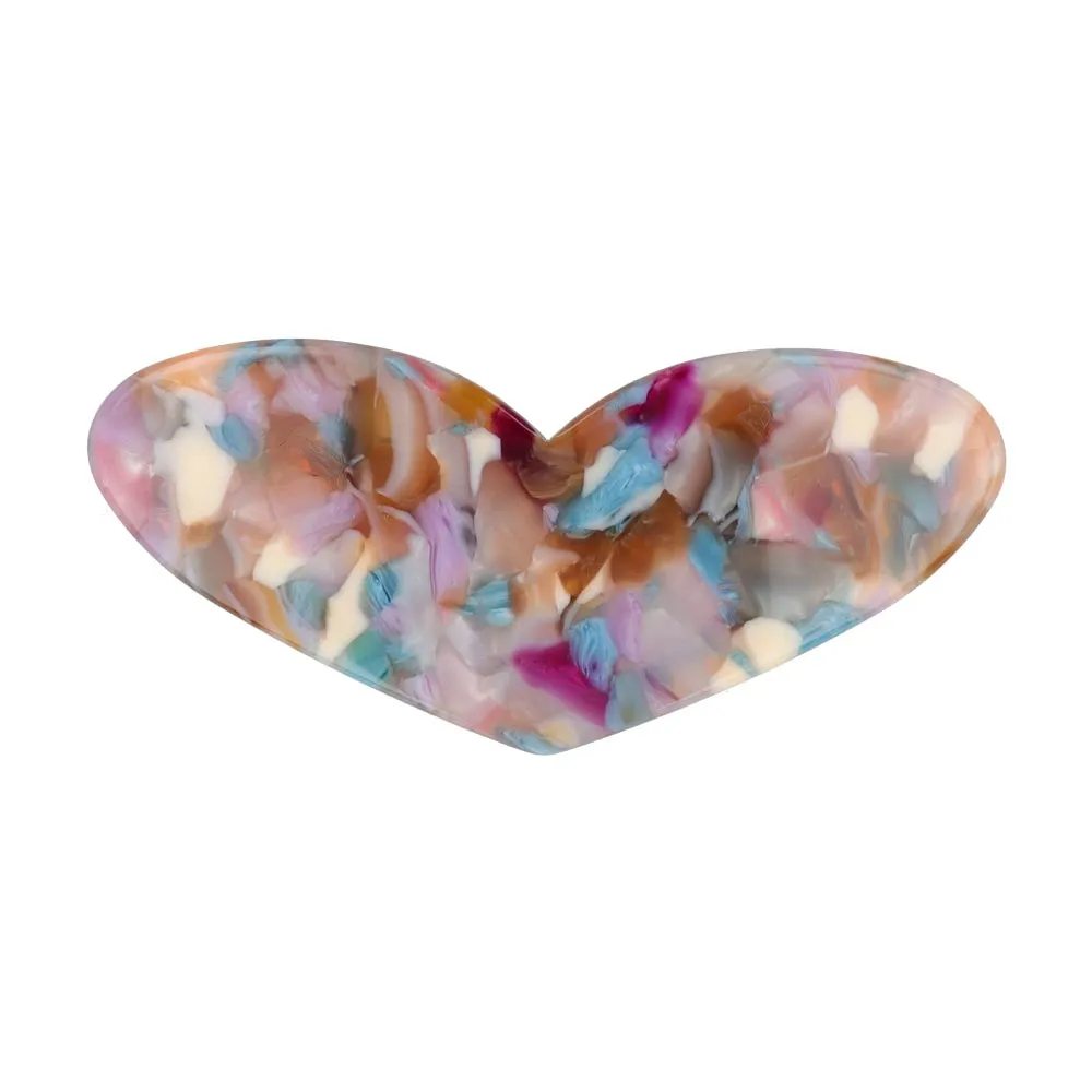 Heart Shaped Hair Barrette