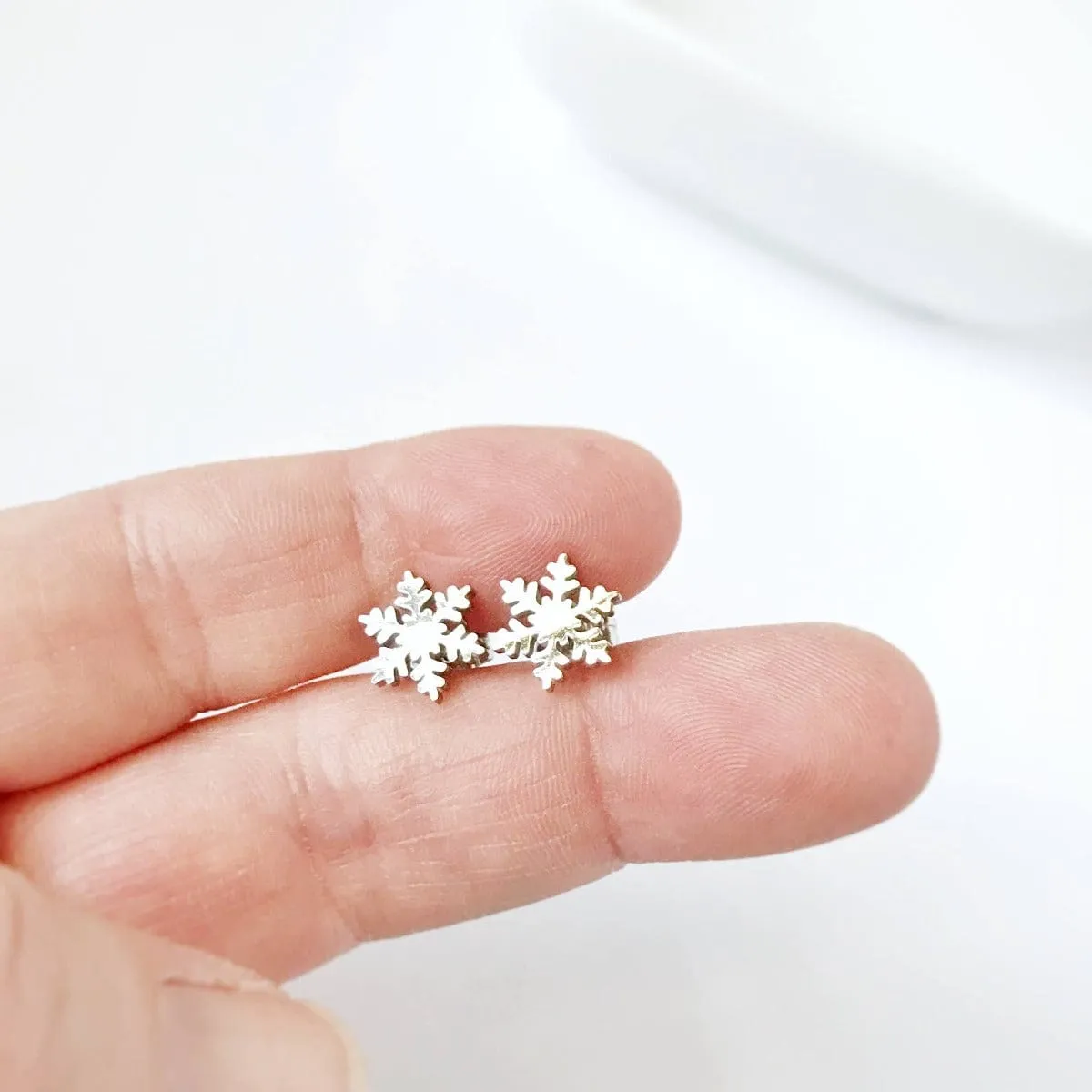 Holiday Stainless Steel Post Earrings -- Christmas Tree, Snowflakes, Pumpkin Ghost