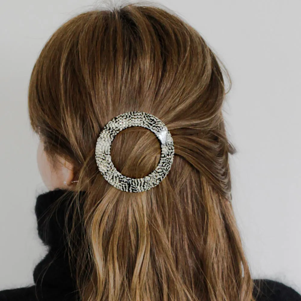 Hollow Large Circle Hair Barrette