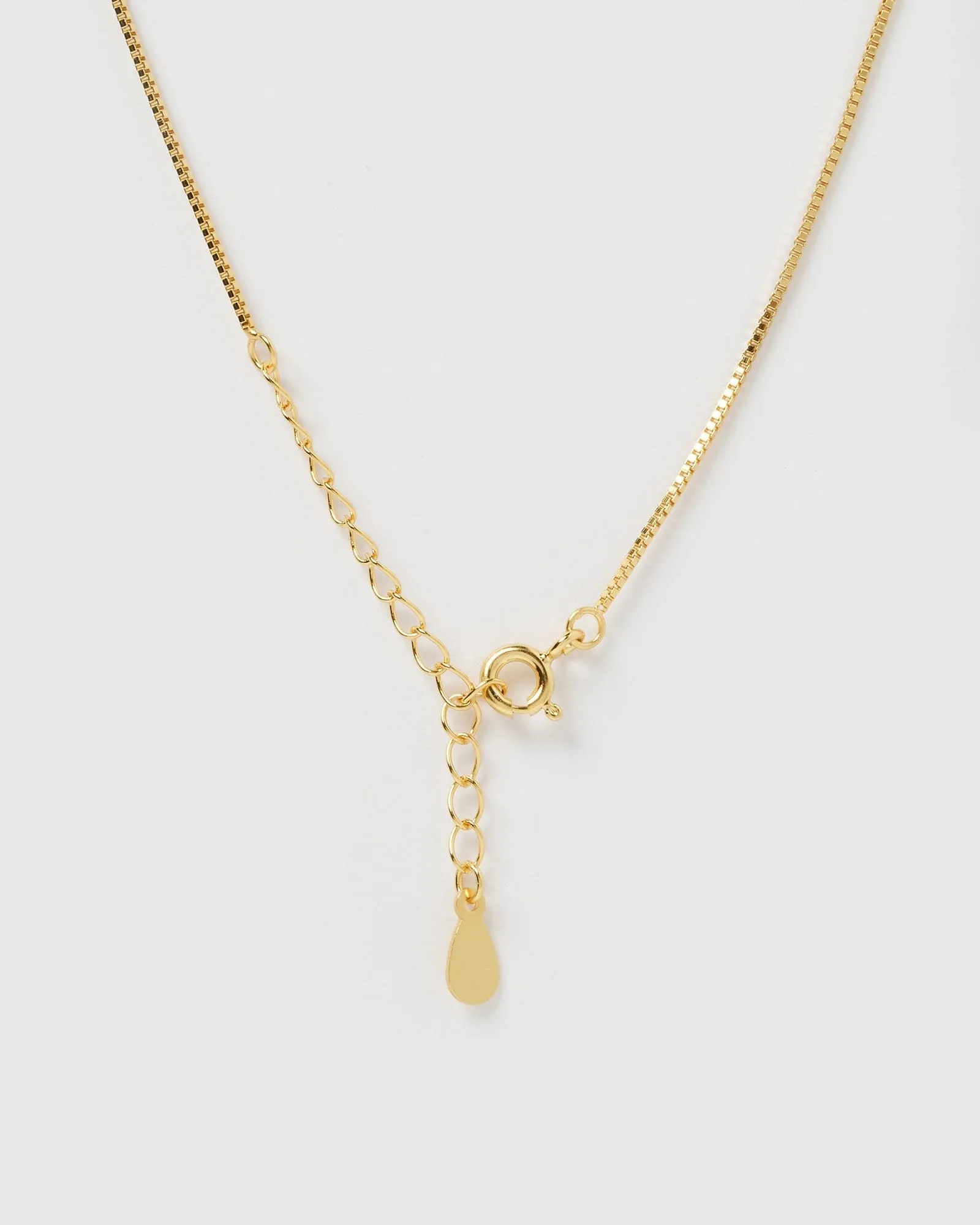 Izoa Cairo Necklace Gold Clear