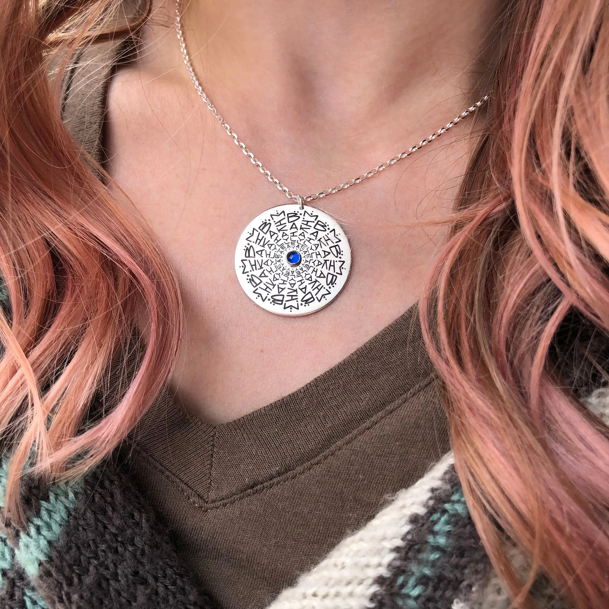 Jewel Namedala® - Mandala Name Necklace