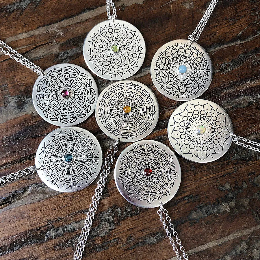 Jewel Namedala® - Mandala Name Necklace