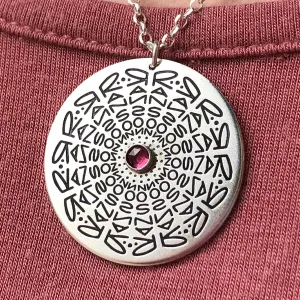 Jewel Namedala® - Mandala Name Necklace