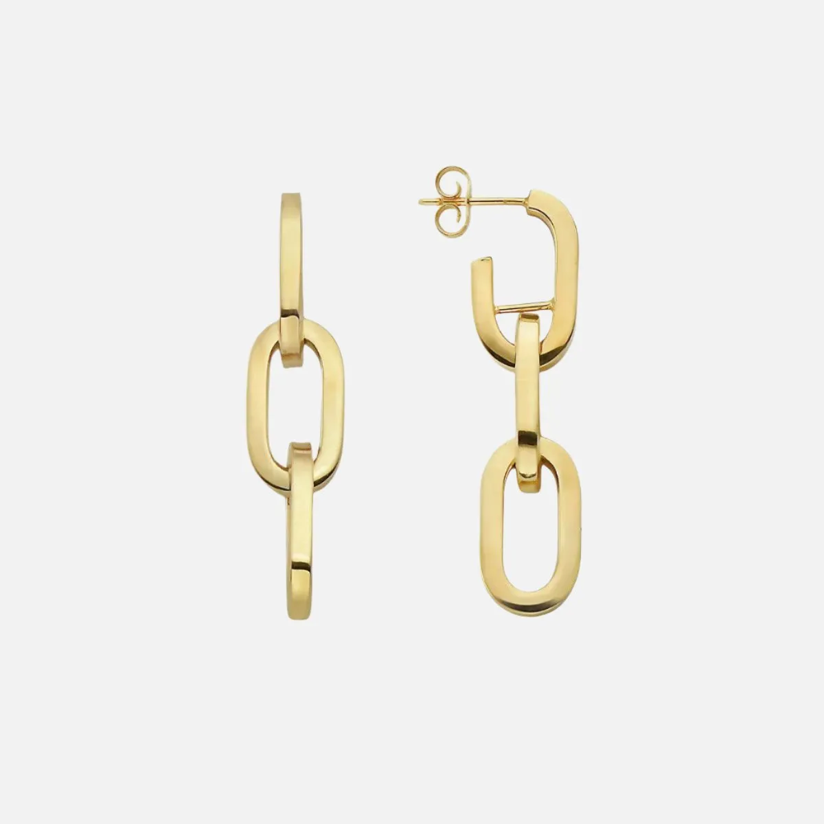 Joy Signature Link Dangle Earrings