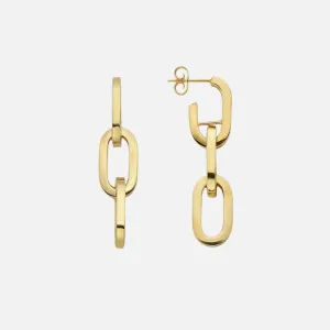 Joy Signature Link Dangle Earrings