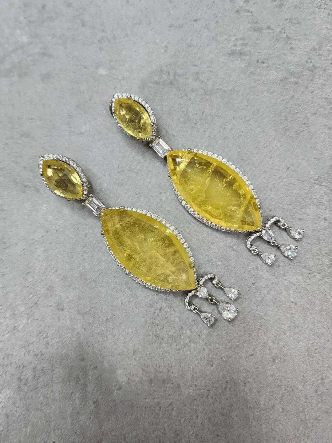 Kundan Emblished Dangler Drop Earrings