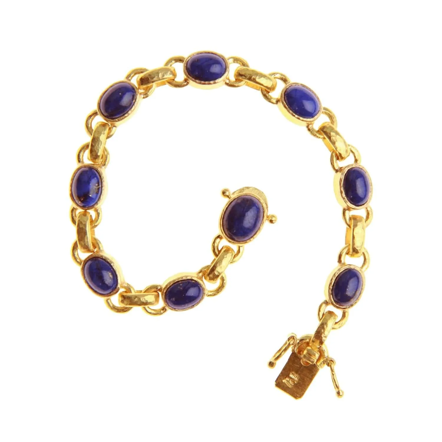 Lapis Link Bracelet