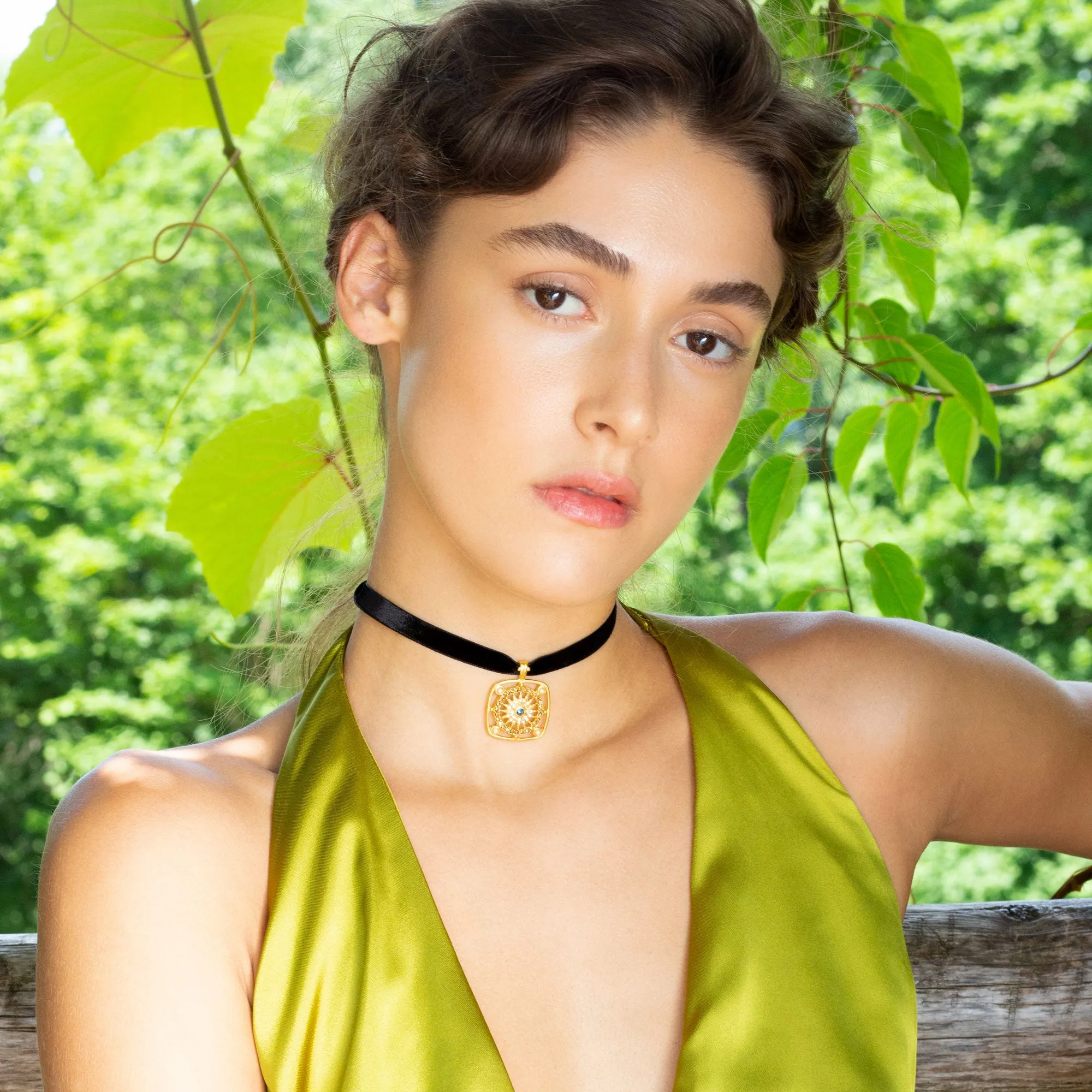 Livia Velvet Choker Necklace