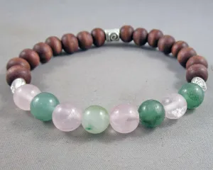 Love Bracelet (Rose Quartz & Aventurine) RC004