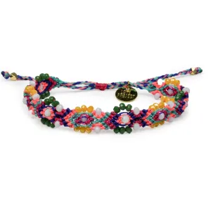 Love Is Project Bali Friendship Lei Bracelet - Yellow Green