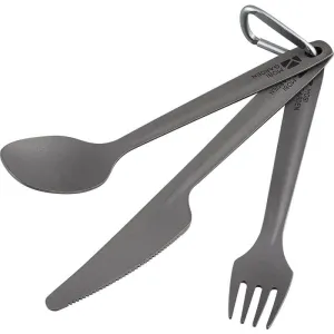 MOBI GARDEN Titanium Knife & Fork & Spoon Set